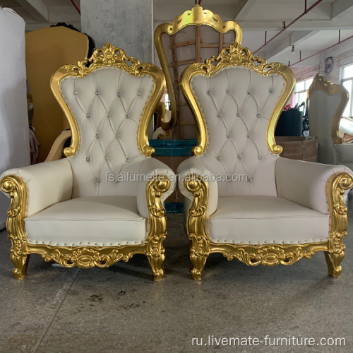 оптом отель событие золото деревянные дешевые престольные стулья